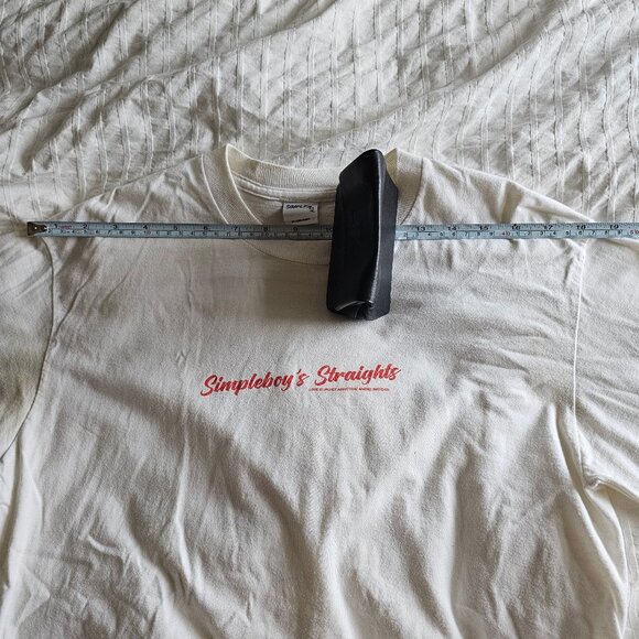 Simpleboy Straights Longsleeve - 2018 - White w/ Graphic - Sz M - Picture 10 of 12